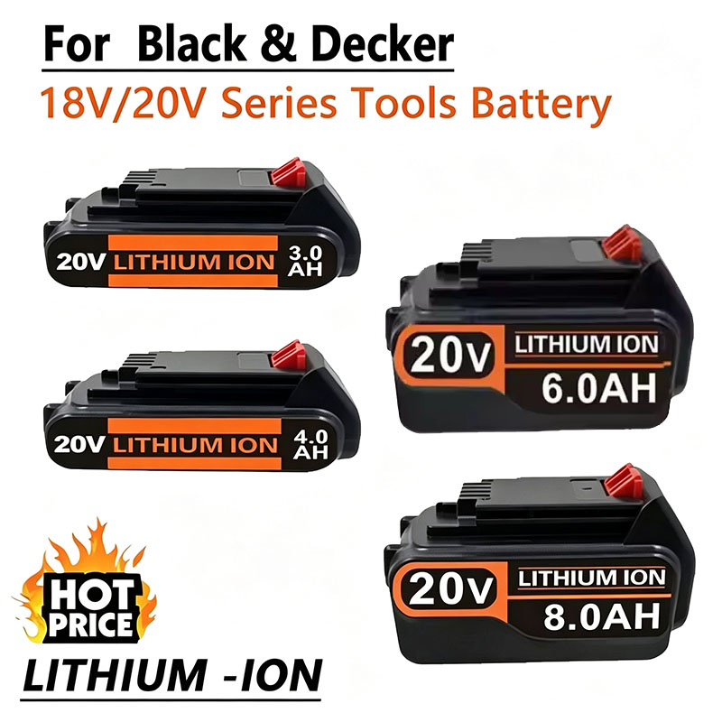 Black+Decker Tool Cordless - 블랙앤데커 20V 배터리 BL2018 LST220 LB2X4020