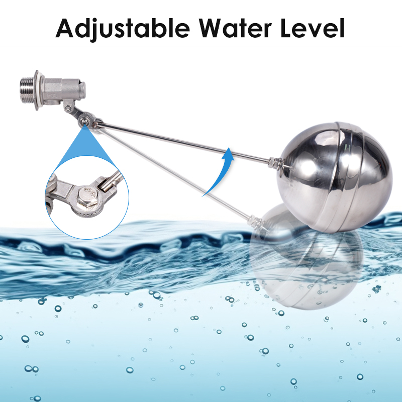 DN15/20/25 조정 가능한 플로트 볼 밸브 스테인 - Float Ball Valve 리뷰 및 가격