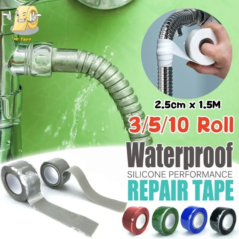 수리 테이프 실리콘 도장 파이프 패치, 다색 욕실, 주 - Silicone Tap Washer 리뷰 및 가격