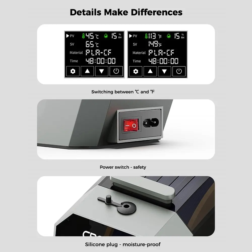 Creality Space Pi 필라멘트 건조기 360 - Creality Printer Ender 3 V3 리뷰 및 가격