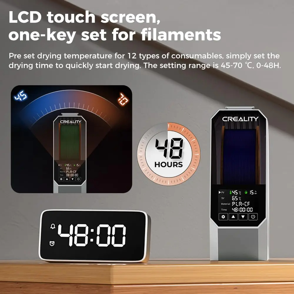 Creality Space Pi 필라멘트 건조기 360 - Creality Printer Ender 3 V3 리뷰 및 가격